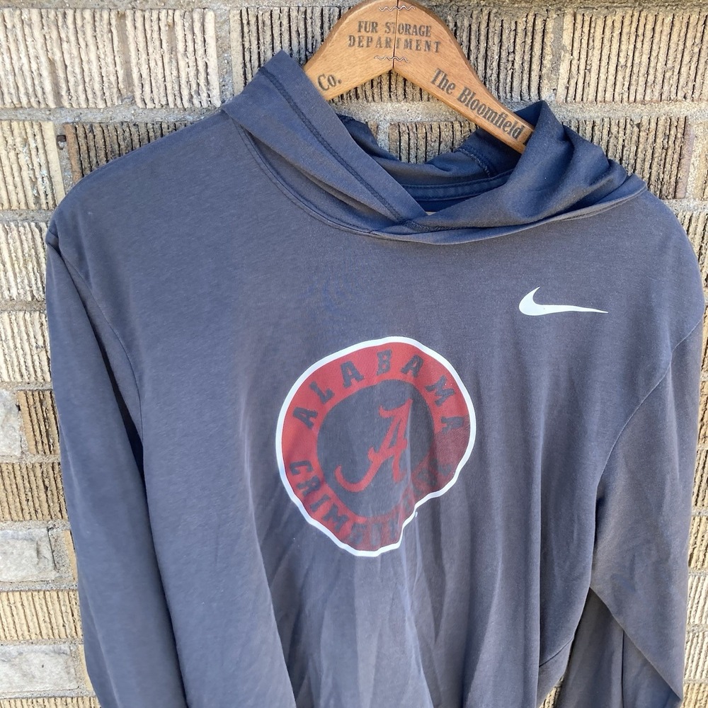 Alabama‎ Crimson Tide Mens Medium Lightweight Nike Athletic Hoodie Long Sleeve
